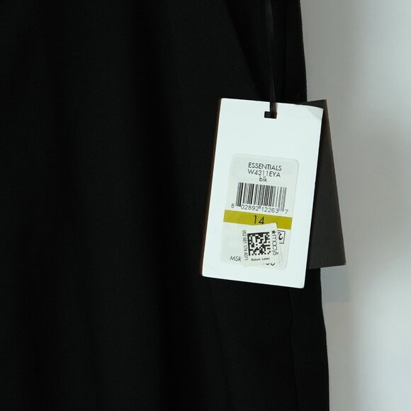 DKNY The Chelsea Pant Wide Leg Black - Size 14 - NWT - Picture 4 of 8